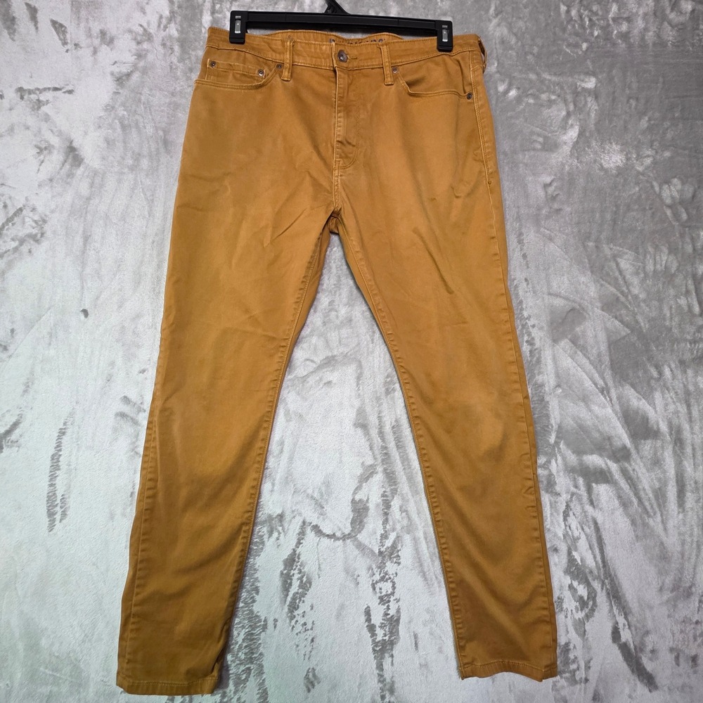 Dockers Alpha Khaki Supreme Flex Slim Fit Pants Mens 32x29 Brown 75808-0001